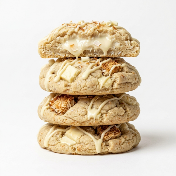 Coconut White Chocolate Cookies