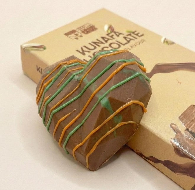 Kunafa Heart Chocolate 50g